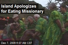 Island Apologizes for Eating Missionary