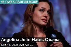 Angelina Jolie Hates Obama