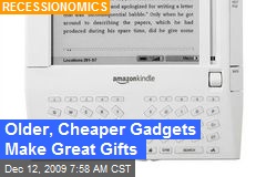 Older, Cheaper Gadgets Make Great Gifts