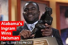 Alabama's Ingram Wins Heisman