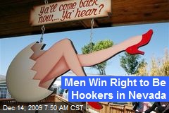 Men Win Right to Be Hookers in Nevada