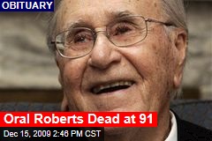 Oral Roberts Dead at 91