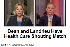 Dean and Landrieu Have Health Care Shouting Match