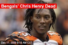 Bengals' Chris Henry Dead