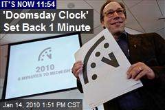 'Doomsday Clock' Set Back 1 Minute