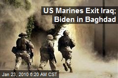 US Marines Exit Iraq; Biden in Baghdad