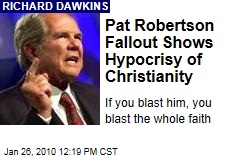 Pat Robertson Fallout Shows Hypocrisy of Christianity