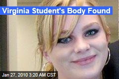 Virginia Student's Body Found