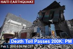 Death Toll Passes 200K: PM