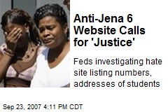 Anti-Jena 6 Website Calls for 'Justice'