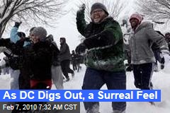 As DC Digs Out, a Surreal Feel