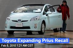 Toyota Expanding Prius Recall