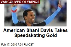 American Shani Davis Takes Speedskating Gold