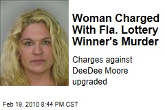 Woman Charged With Fla. Lottery Winner's Murder