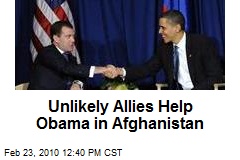 Unlikely Allies Help Obama in Afghanistan