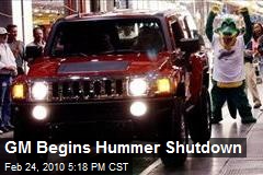 GM Begins Hummer Shutdown