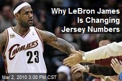 Why LeBron James Is Changing Jersey Numbers