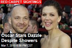 Oscar Stars Dazzle Despite Showers