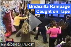 Bridezilla Rampage Caught on Tape