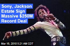 Sony, Jackson Estate Sign Massive $250M Record Deal