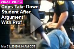 Cops Take Down Student After Argument With Prof