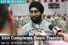 Sikh Completes Basic Training