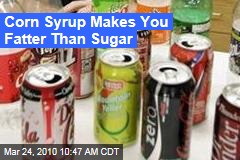 Corn Syrup Makes You Fatter Than Sugar