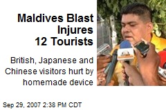 Maldives Blast Injures 12 Tourists
