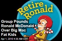 Group Pounds Ronald McDonald Over Big Mac Fat Kids