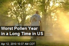 Worst Pollen Year in a Long Time in US