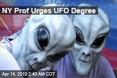 NY Prof Urges UFO Degree