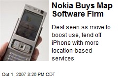 Nokia Buys Map Software Firm