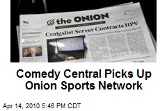 Comedy Central Picks Up Onion Sports Network