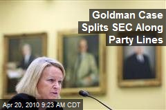 Goldman Case Splits SEC Along Party Lines