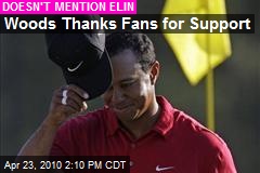 Tiger Woods Surprised, Gratified by Fans' Reaction - Tiger Woods : People.com