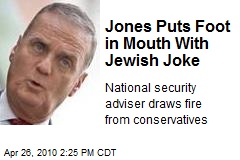 Jones Puts Foot in Mouth With Jewish Joke