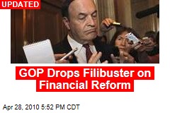 GOP Drops Filibuster on Financial Reform