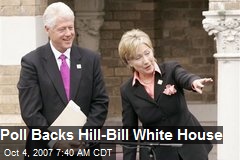 Poll Backs Hill-Bill White House