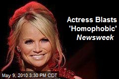 Actress Blasts 'Homophobic' Newsweek