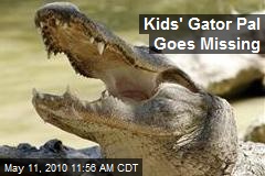 Kids' Gator Pal Goes Missing