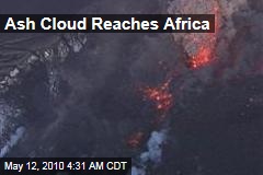 Ash Cloud Reaches Africa