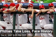 Phillies Take Loss, Face History