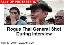 Rogue Thai General Shot During Interview