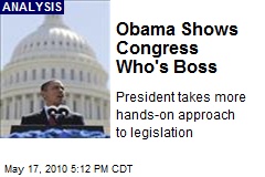 Obama Shows Congress Who's Boss