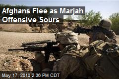 Afghans Flee as Marjah Offensive Sours