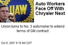 Auto Workers Face Off With Chrysler Next