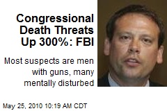Congressional Death Threats Up 300%: FBI