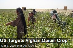 US Targets Afghan Opium Crop