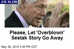 Please, Let 'Overblown' Sestak Story Go Away