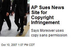 AP Sues News Site for Copyright Infringement